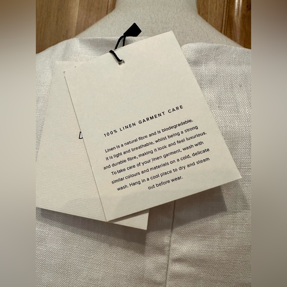 DISSH - Jamie White Linen Midi Dress - 4 - Picture 12 of 14